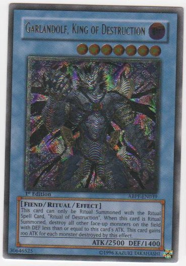 Garlandolf, King of Destruction - ABPF-EN039 - Ultimate Rare - 1st Edition  - Yu-Gi-Oh Singles  Absolute Powerforce - Constellation Collective  Sacramento