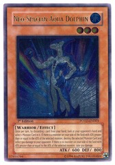 Neo-Spacian Aqua Dolphin - POTD-EN003 - Ultimate Rare - 1st Edition