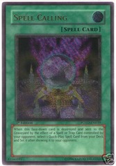 Spell Calling - POTD-EN039 - Ultimate Rare - 1st Edition