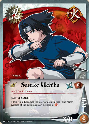 Sasuke Uchiha - PR-002 - Common - 1st Edition
