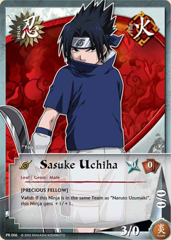 Sasuke Uchiha - PR-006 - Rare - Unlimited