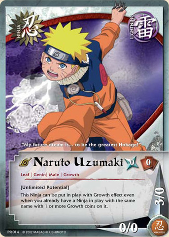 Naruto Uzumaki - PR-014 - Common - 1st Edition