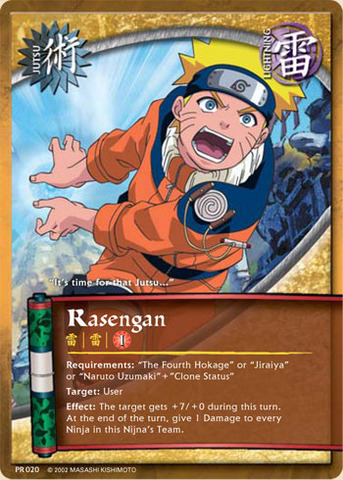 Rasengan - PR-020 - Common - 1st Edition