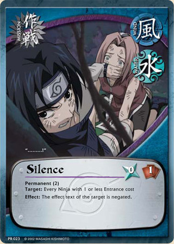 Silence - PR-023 - Common - 1st Edition
