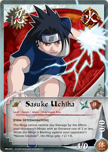 Sasuke Uchiha - PR-027 - Common - 1st Edition