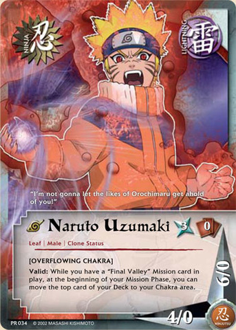 Naruto Uzumaki - PR-034 - Common - 1st Edition