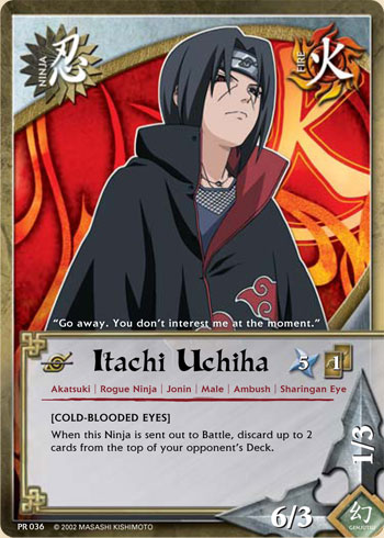 Itachi Uchiha - PR-036 - Common - 1st Edition