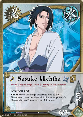 Sasuke Uchiha - PR-047 - Common - 1st Edition