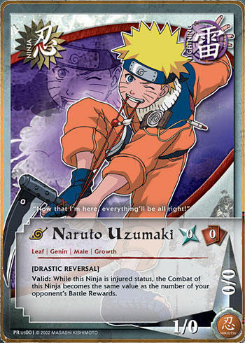 Naruto Uzumaki - PR-US001 - Common - 1st Edition