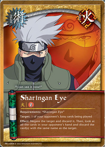 Sharingan Eye - PR-US004 - Common - 1st Edition