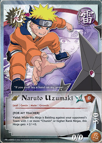 Naruto Uzumaki - PR-US005 - Common - 1st Edition