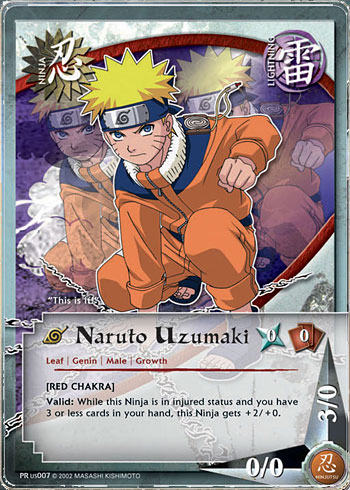 Naruto Uzumaki - PR-US007 - Common - 1st Edition