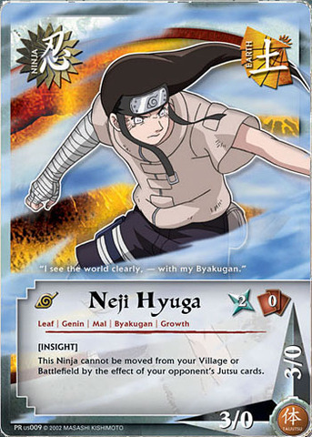 Neji Hyuga - PR-US009 - Common - 1st Edition