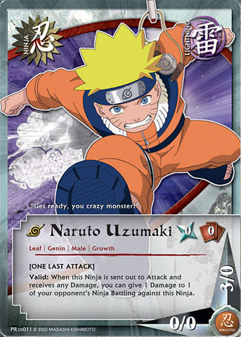 Naruto Uzumaki - PR-US011 - Common - 1st Edition