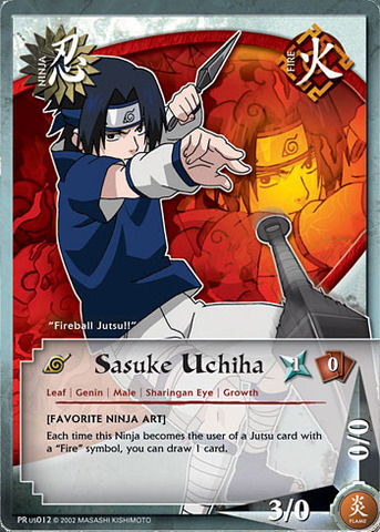 Sasuke Uchiha - PR-US012 - Common - 1st Edition
