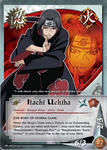 Itachi Uchiha - PR-US013 - Common - 1st Edition