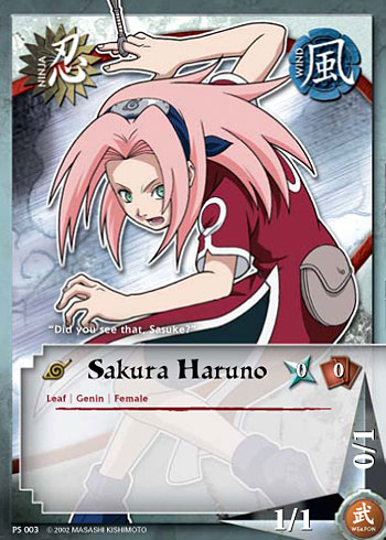 Sakura Haruno - PS-003 - Common - 1st Edition