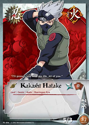 Kakashi Hatake - PS-004 - Common - 1st Edition