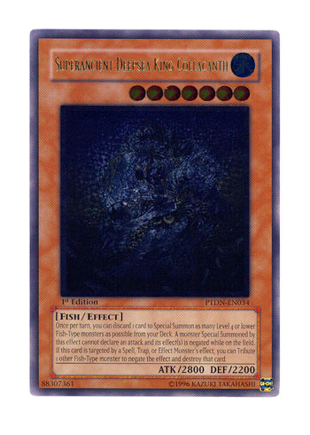 Superancient Deepsea King Coelacanth - PTDN-EN034 - Ultimate Rare - 1st Edition Superancient Deepsea King Coelacanth - PTDN-EN034 - Ultimate Rare - 1st Edition