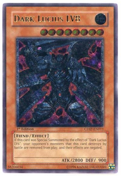 Dark Lucius LV8 - CDIP-EN011 - Ultimate Rare - 1st Edition