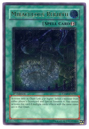 Miraculous Rebirth - CDIP-EN044 - Ultimate Rare - 1st Edition