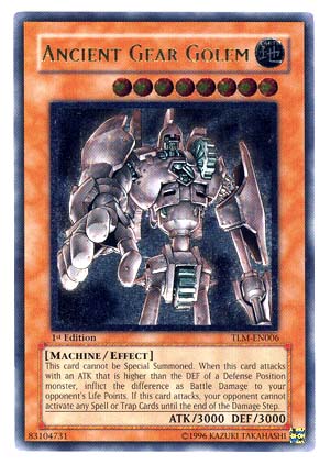 Ancient Gear Golem - TLM-EN006 - Ultimate Rare - 1st Edition