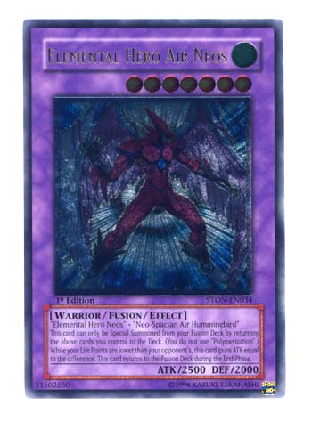 Elemental Hero Air Neos - STON-EN034 - Ultimate Rare - 1st Edition