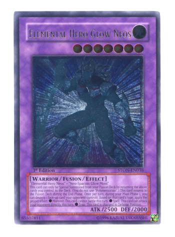 Elemental Hero Glow Neos - STON-EN036 - Ultimate Rare - 1st Edition