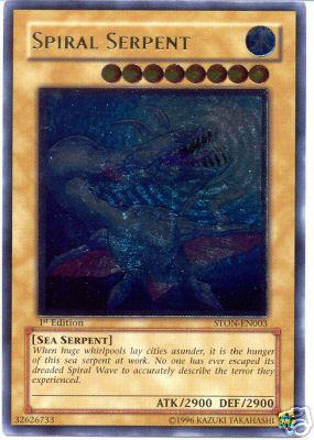 Spiral Serpent - STON-EN003 - Ultimate Rare - 1st Edition