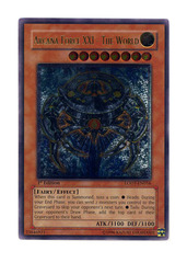 Arcana Force XXI - The World - LODT-EN016 - Ultimate Rare - 1st Edition