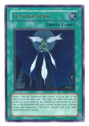 Feather Shot - EEN-EN042 - Ultimate Rare - 1st Edition