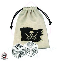 Pirate Dice (2) & Bag