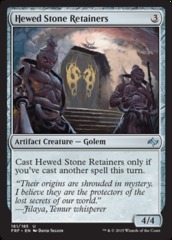 Hewed Stone Retainers