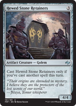 Hewed Stone Retainers - Foil