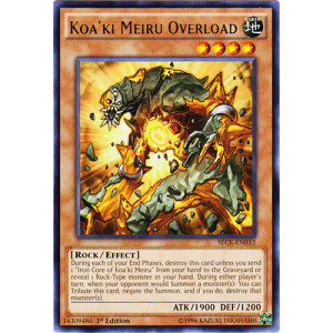 Koaki Meiru Overload - SECE-EN033 - Rare - 1st Edition