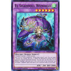 El Shaddoll Wendigo - SECE-EN047 - Super Rare - 1st Edition