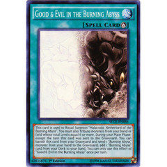 Good & Evil in the Burning Abyss - SECE-EN086 - Super Rare - 1st Edition