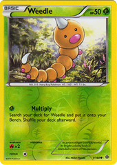 Weedle - 1/160 - Common - Reverse Holo