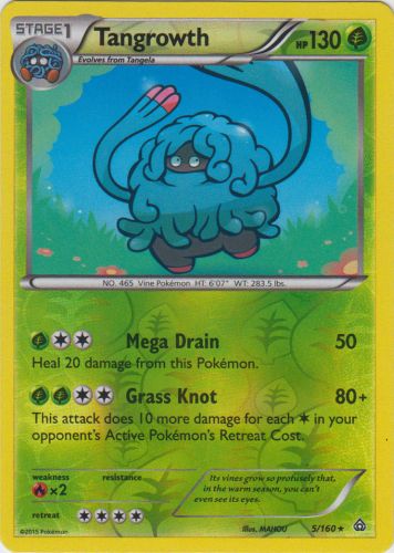 Tangrowth - 5/160 - Rare - Reverse Holo