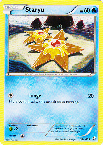 Staryu - 32/160 - Common