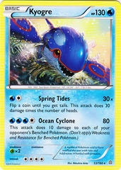 Kyogre - 53/160 - Rare