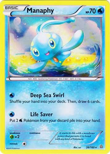 Manaphy - 56/160 - Holo Rare