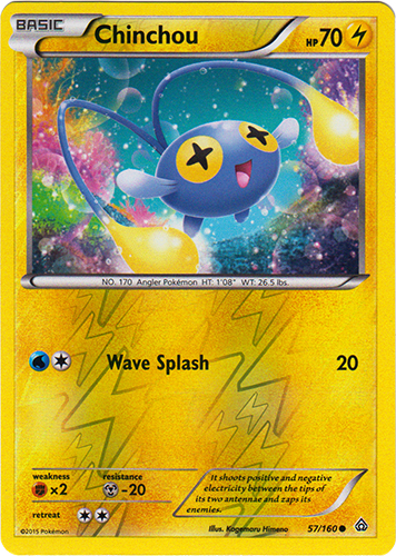 Chinchou - 57/160 - Common - Reverse Holo