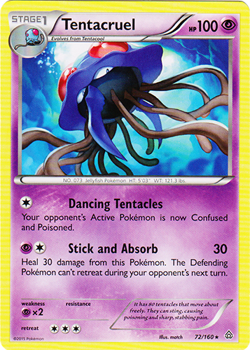 Tentacruel - 72/160 - Rare