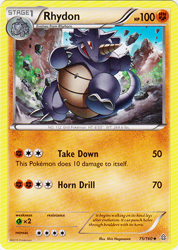 Rhydon - 75/160 - Uncommon