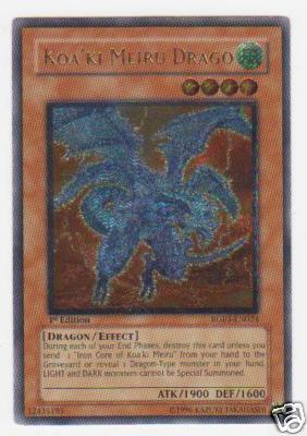 KoaKi Meiru Drago - RGBT-EN024 - Ultimate Rare - 1st Edition
