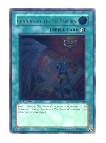 Cunning of the Six Samurai - GLAS-EN061 - Ultimate Rare - 1st Edition
