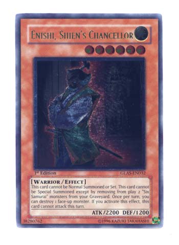 Enishi, Shiens Chancellor - GLAS-EN032 - Ultimate Rare - 1st Edition