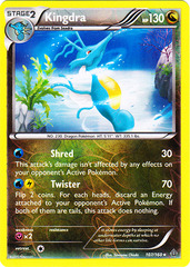 Kingdra - 107/160 - Rare - Reverse Holo