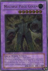 Multiple Piece Golem - TDGS-EN038 - Ultimate Rare - 1st Edition